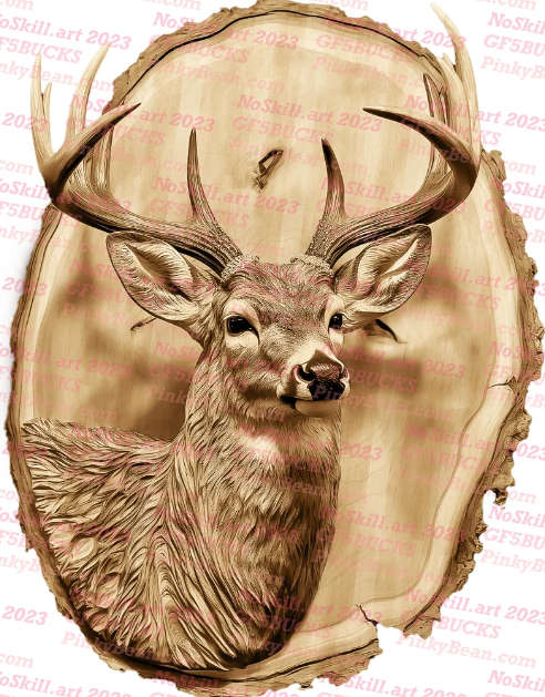 Laser Burn PNG - Laser Ready Engrave Design File - Buck