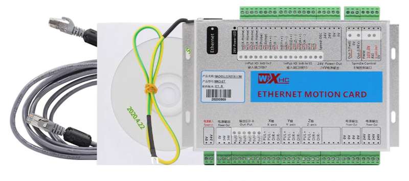 4 Axis XHC Ethernet MACH3 CNC Motion Control Card - 2000KHZ Controller Breakout Board