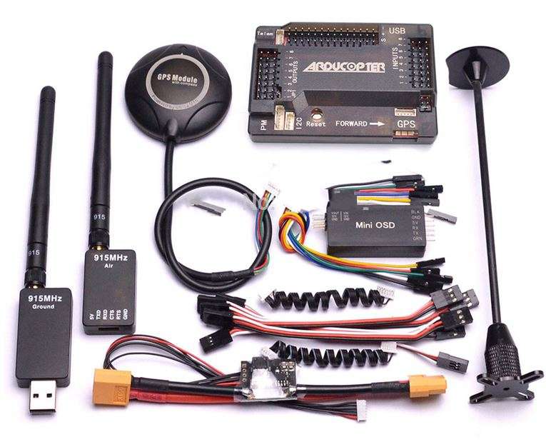 APM 2.8 Flight Controller Kit + GPS Antenna + Telemetry