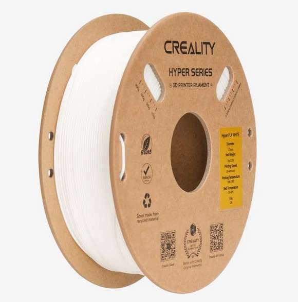 Creality Hyper Series PLA Filament - White 1Kg, 1.75mm