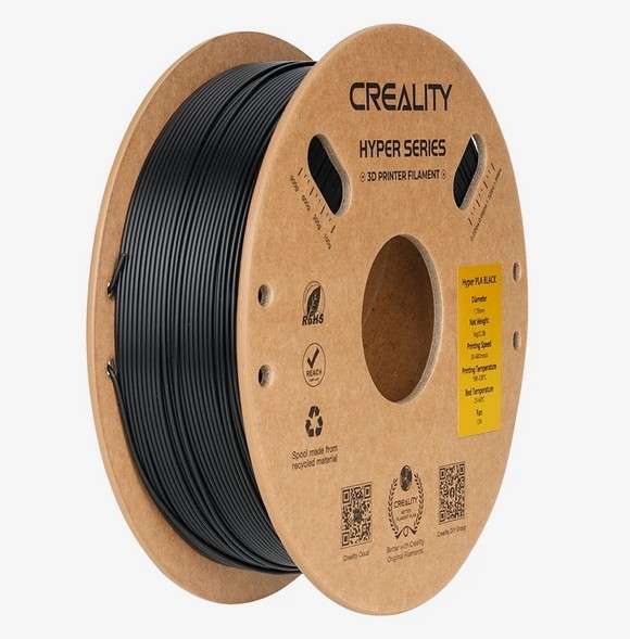 Creality Hyper Series PLA Filament - Black 1Kg, 1.75mm