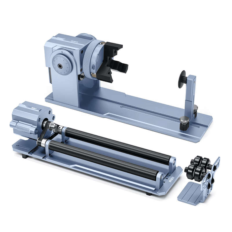 iKier R1 Pro Multi-function Chuck and Rotary Roller for Laser Engraver