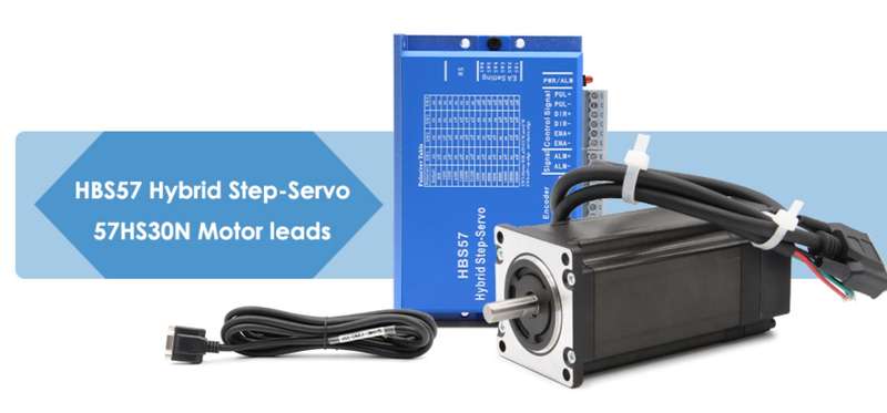 Closed Loop Stepper Motor Nema 23 3Nm 425Oz +  Hybrid Step Servo Driver
