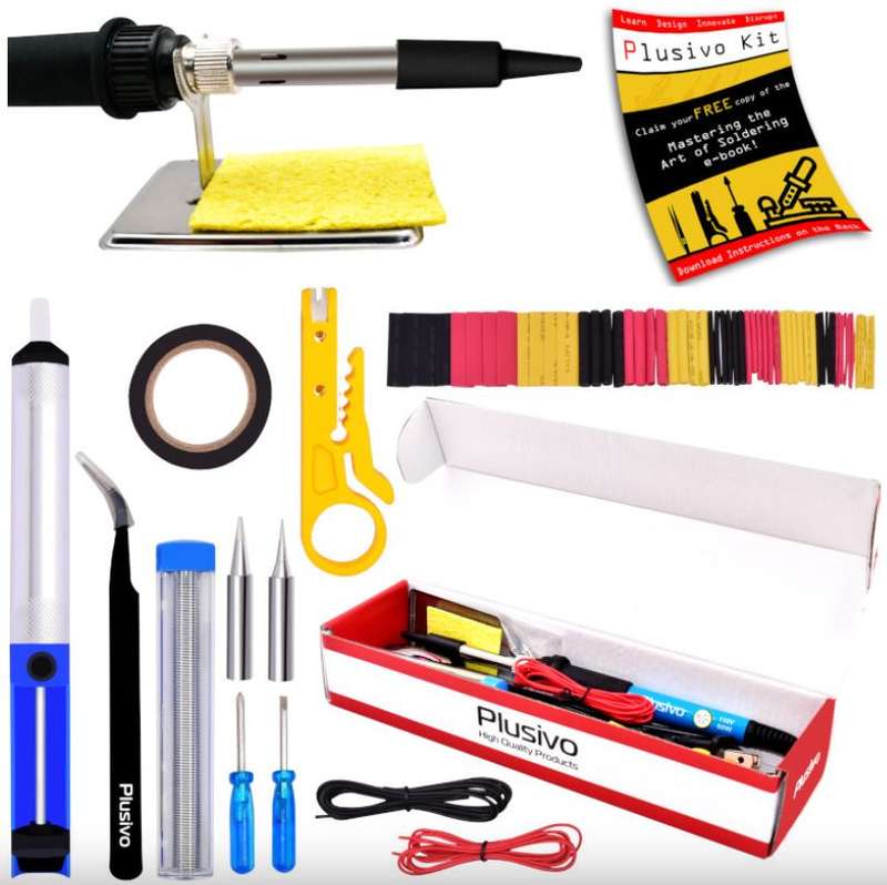 Plusivo Basic Soldering Kit for Electronics