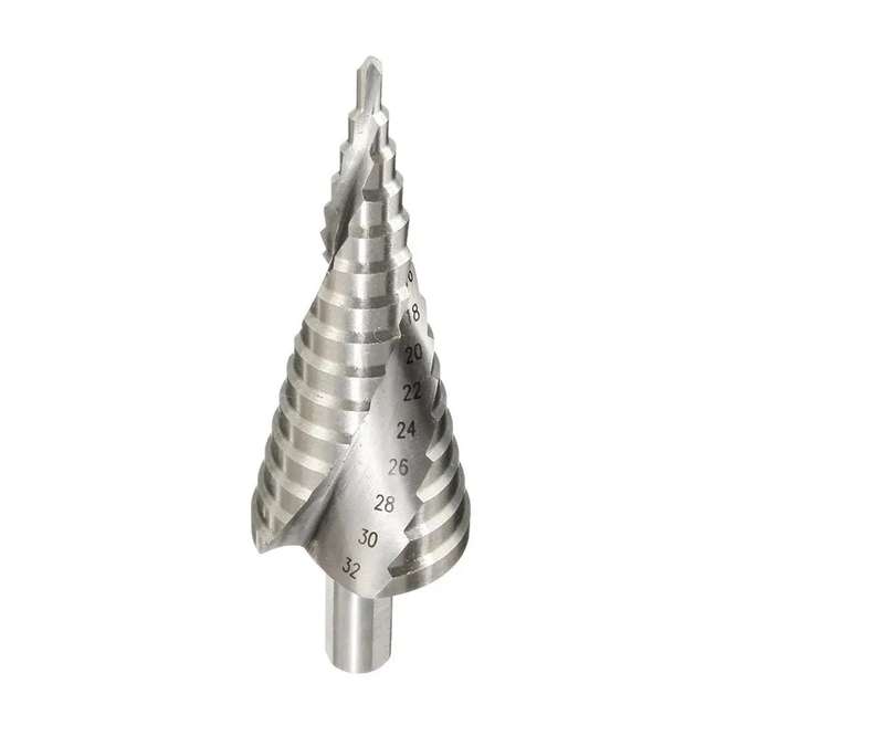 Spiral Groove Cone Drill Bit Hexagon Screw Step Drill Bit 4-20mm/4-32mm