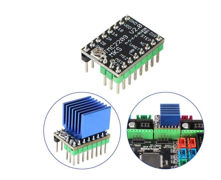 Makerbase - MKS TMC 2209 Stepper Drivers - V2.0