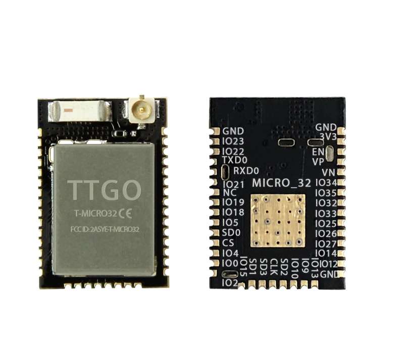 LILYGO® T-Micro32 V2.0 WiFi Wireless Bluetooth Module-ESP32 PICO-D4 IPEX-ESP-32