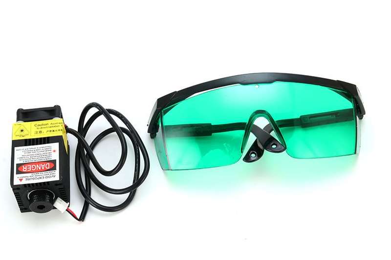 Laser Module - 500mw - 405Nm + Goggles