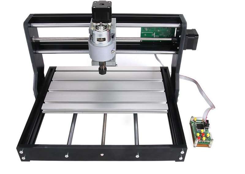 CNC Router Milling Engraver Machine DIY 3018 PRO + Laser Module 2500MW / 5500MW / 15W with ER11 -
