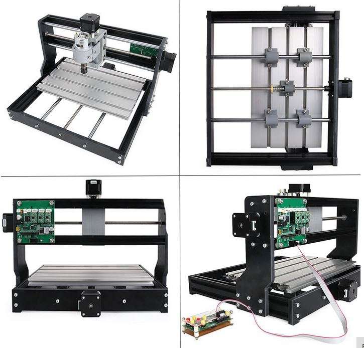 CNC Router Milling Engraver Machine DIY 3018 PRO + Laser Module 2500MW with ER11
