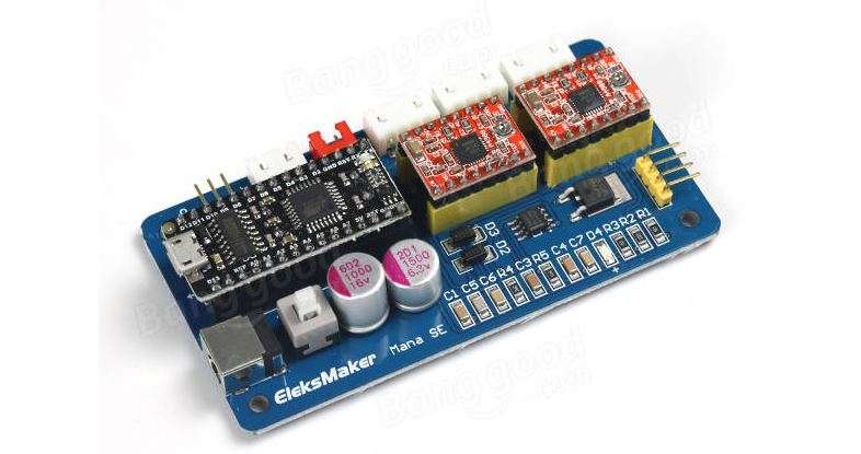 Stepper Motor Controller Board 2 Axis for CNC Router - Eleksmaker