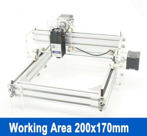 CNC Desktop DIY Laser Engraving Machine - 2500mw