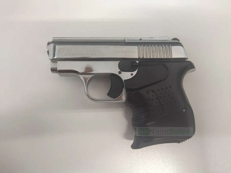 Blow Mini 9 Shiny Chrome-Blank/pepper Gun 9mm