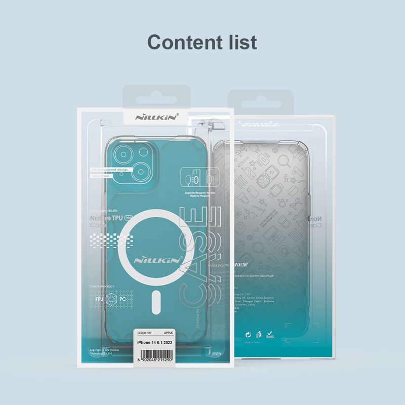 Nillkin Nature TPU Pro Magnetic case for Apple iPhone 14 6.1 (2022), Apple iPhone 13