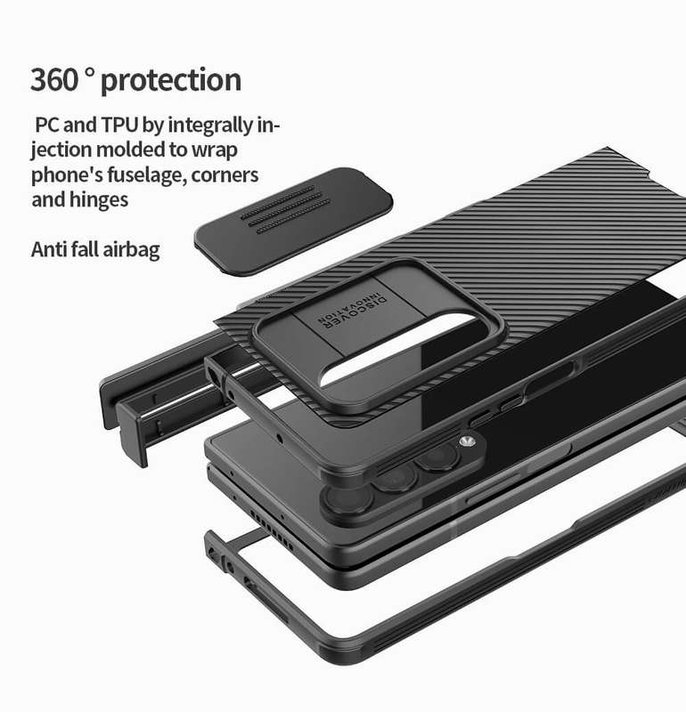 Nillkin CamShield Pro Full set cover case for Samsung Galaxy Z Fold4 (Fold 4 5G), W23