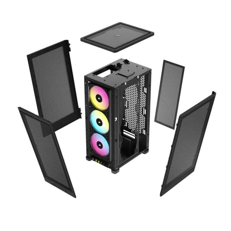 Corsair 2000D iCUE Airflow Tempered Glass Mid-Tower Case - Black