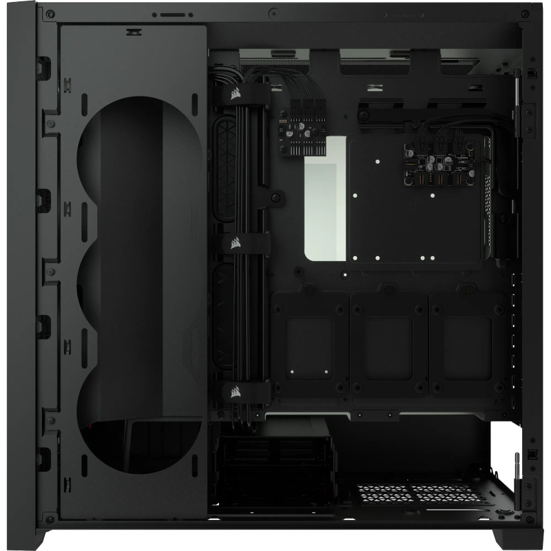 Corsair iCUE 5000X RGB Tempered Glass Mid-Tower Case - Black