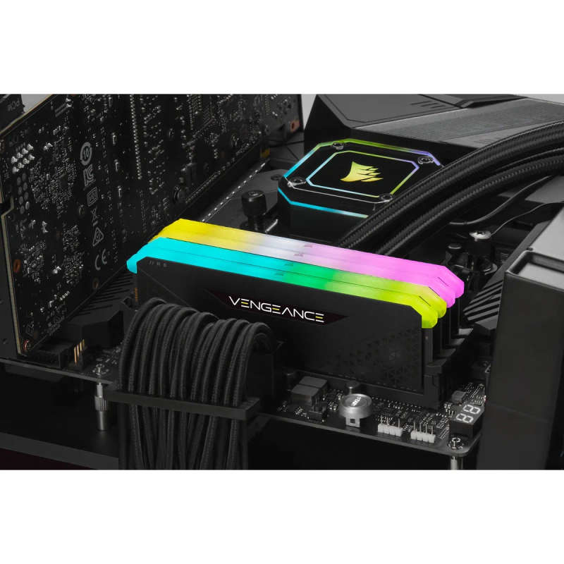 Corsair Vengeance RGB RS 8GB (1 x 8GB) DDR4 3600MHz C18 Memory Module - Black