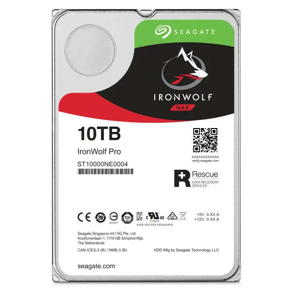 Seagate Ironwolf Pro 10TB 3.5" NAS HDD