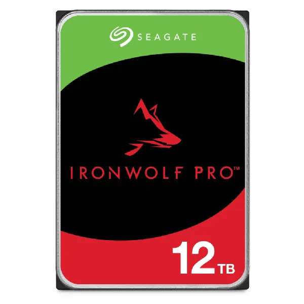 Seagate Ironwolf Pro ST12000NT001 12TB 3.5'' HDD NAS Drives 7200 RPM; SATA 6GB/s Interface; 256MB...