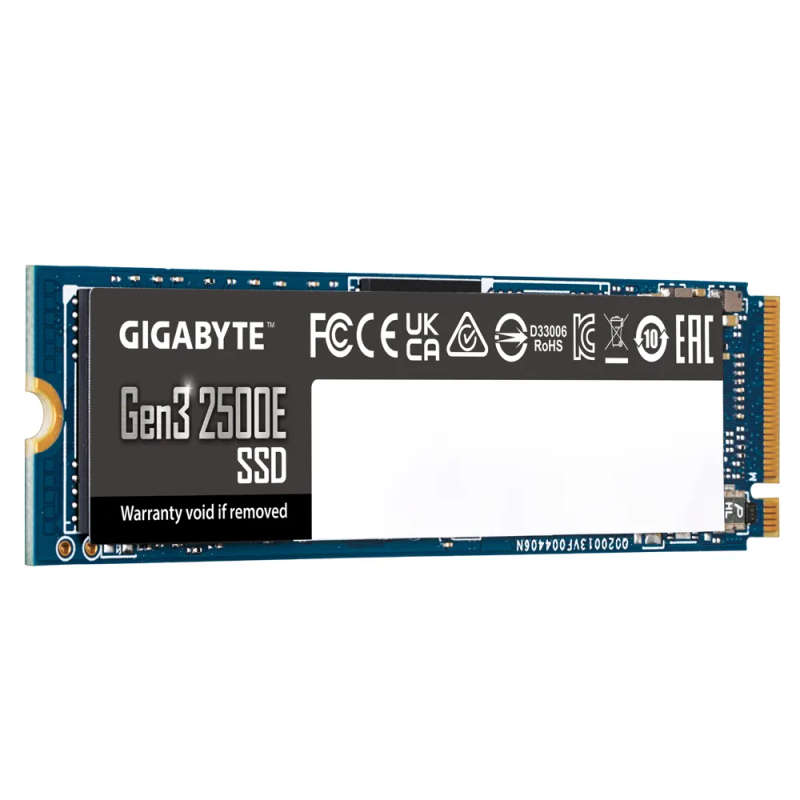 GIGABYTE NVMe SSD 1TB - PCIe 3.0, Read 2400 MB/s, Write 1800 MB/s, 240TBW, 3 Years Warranty