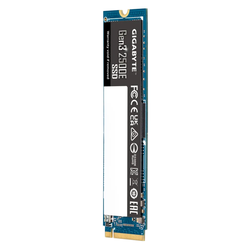 GIGABYTE NVMe SSD 1TB - PCIe 3.0, Read 2400 MB/s, Write 1800 MB/s, 240TBW, 3 Years Warranty