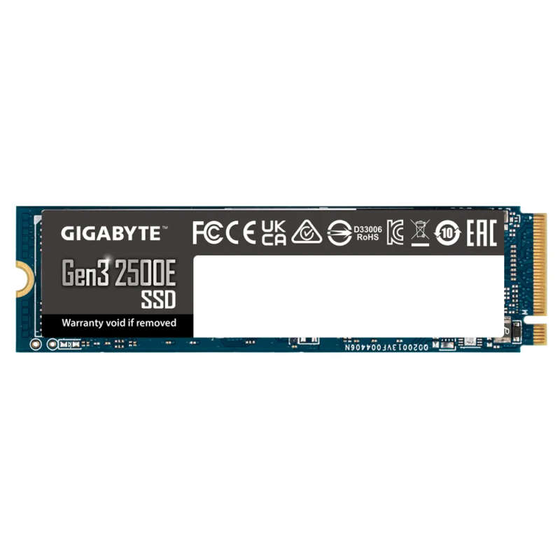 GIGABYTE NVMe SSD 1TB - PCIe 3.0, Read 2400 MB/s, Write 1800 MB/s, 240TBW, 3 Years Warranty