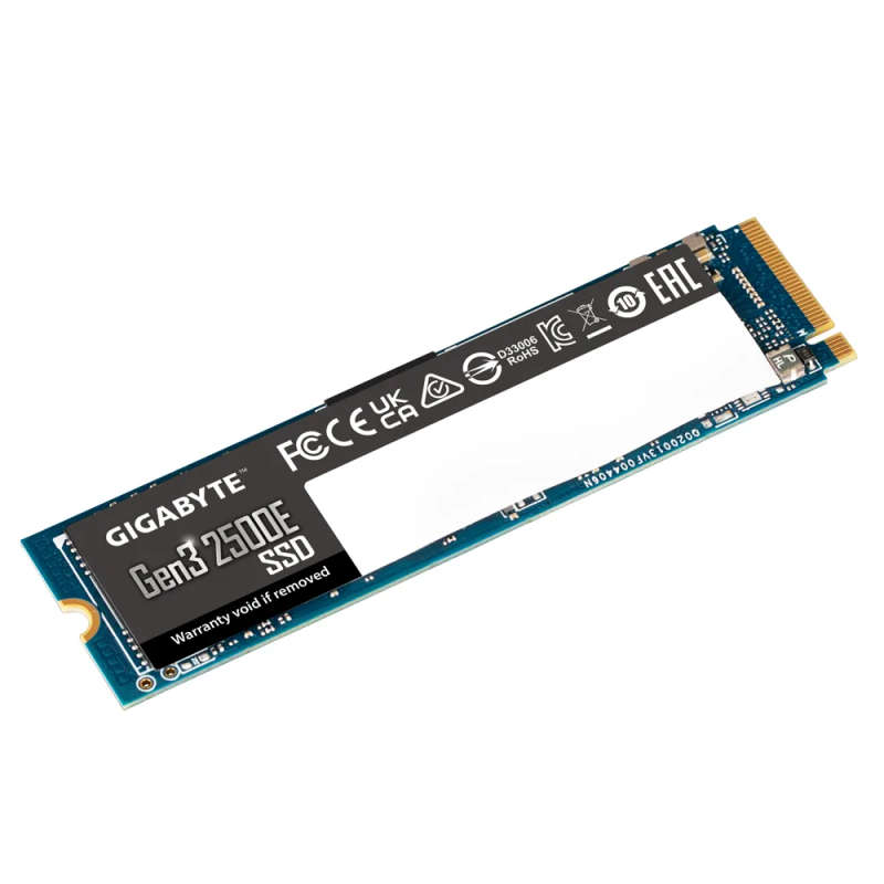 GIGABYTE NVMe SSD 1TB - PCIe 3.0, Read 2400 MB/s, Write 1800 MB/s, 240TBW, 3 Years Warranty