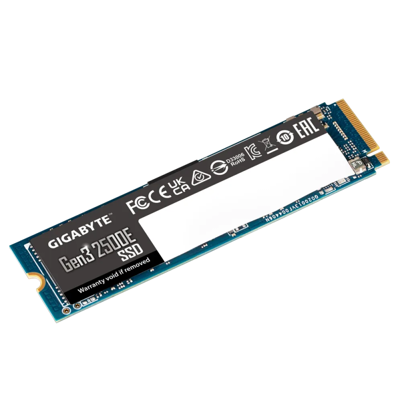GIGABYTE NVMe SSD 1TB - PCIe 3.0, Read 2400 MB/s, Write 1800 MB/s, 240TBW, 3 Years Warranty