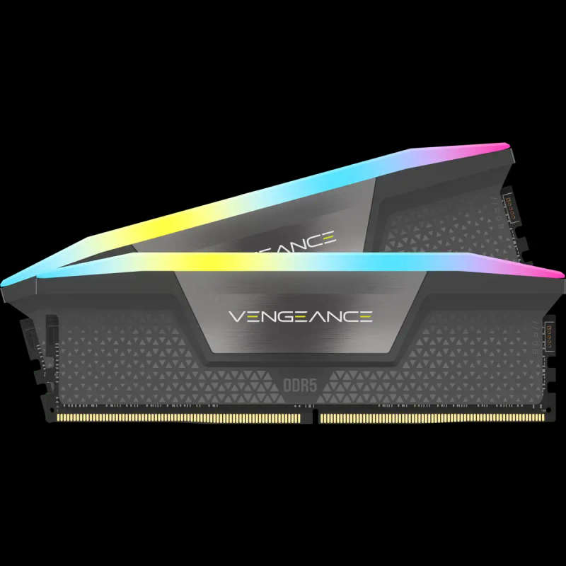 Corsair VENGEANCE® RGB AMD EXPO 32GB (2 x 16GB) DDR5 DRAM 5200MHz Memory Kit - Cool Grey