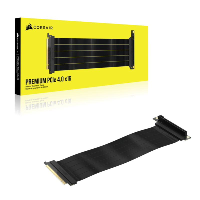Corsair PCIe 4.0 x16 Extension Cable - 300mm