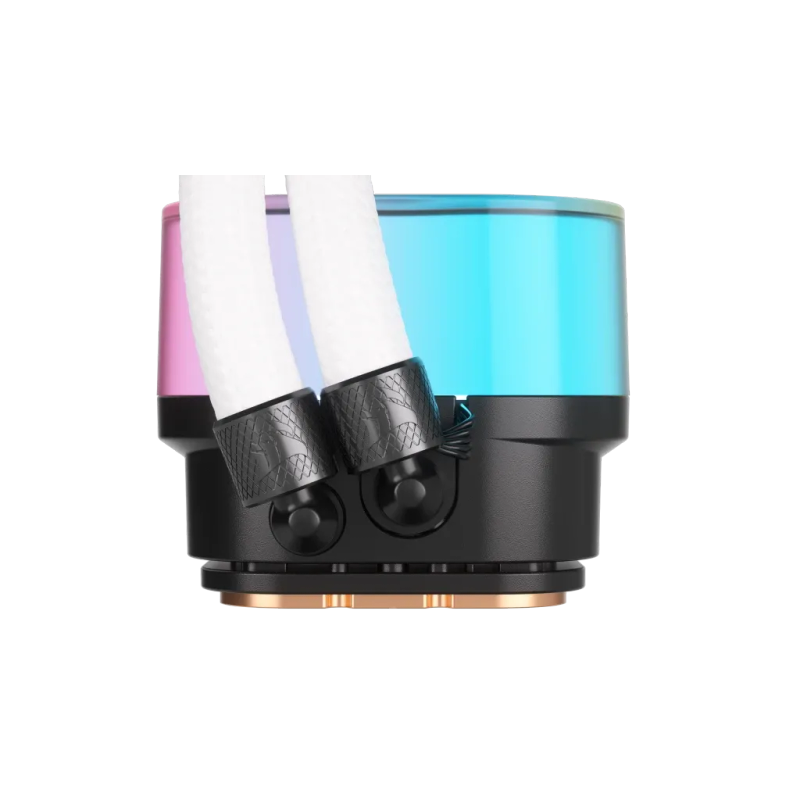 Corsair iCUE LINK H100i RGB Liquid CPU Cooler - QX120 RGB Fans - White - 240mm Radiator