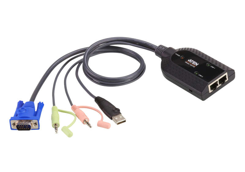 ATEN USB VGA CPU Adapter with Dual Output &amp; Virtual Media