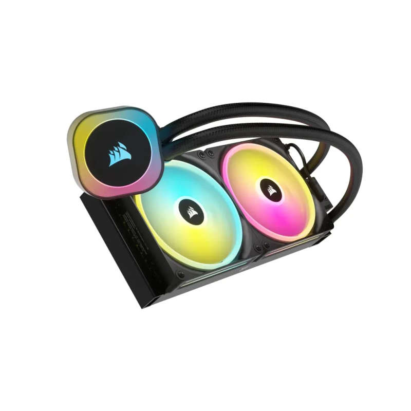 CORSAIR iCUE H115i RGB Liquid CPU Cooler - 280mm Radiator with QX140 RGB Fans