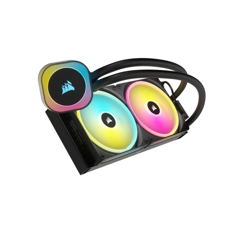 CORSAIR iCUE H115i RGB Liquid CPU Cooler - 280mm Radiator with QX140 RGB Fans