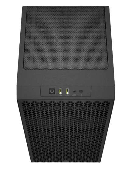 3000D Tempered Glass Mid-Tower- Black