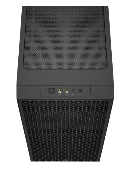 3000D Tempered Glass Mid-Tower- Black