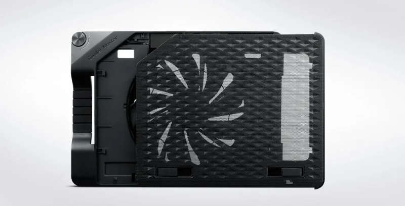 Cooler Master ErgoStand III - 17'' Laptop Stand with 1 Silent 230mm Fan, 6 Height Adjustments, 4 ...