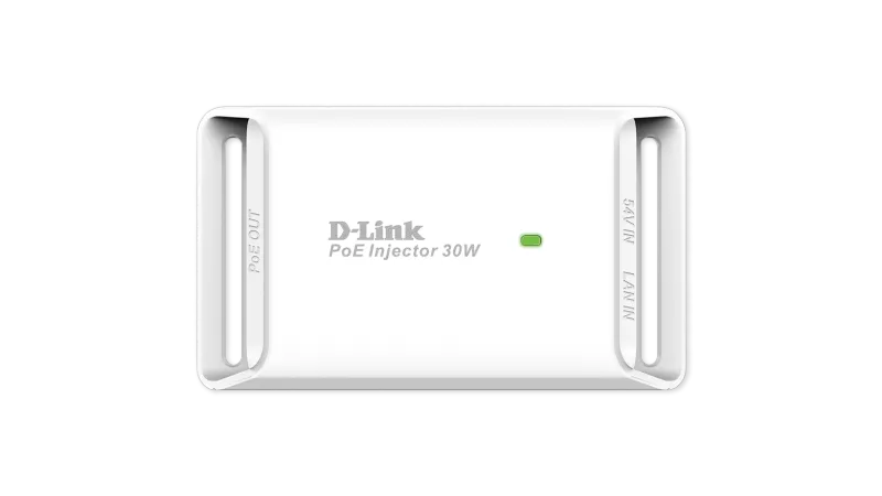 D-Link Gigabit PoE Injector - 10/100/1000Mbps, 30W