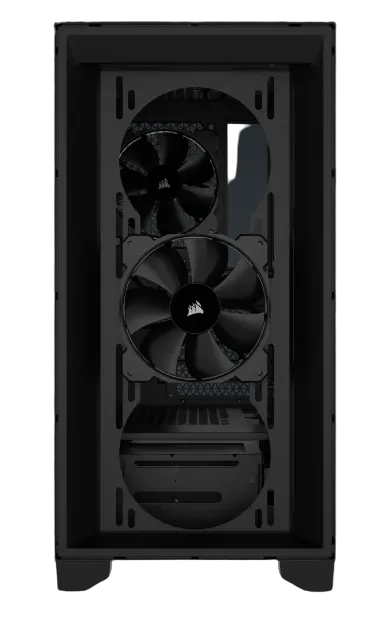 3000D Tempered Glass Mid-Tower- Black