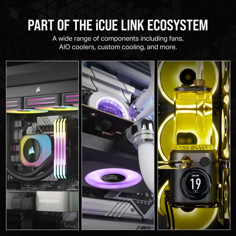 Corsair RX Series iCUE LINK RX140 140mm Fan - Dual Pack