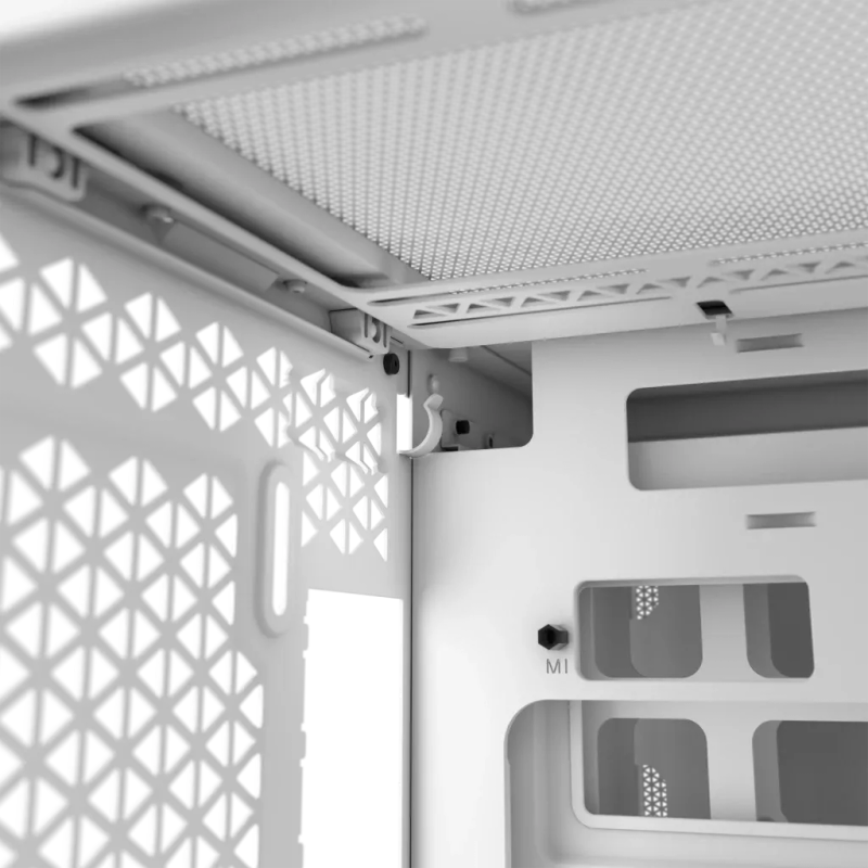 CORSAIR 2500X Micro ATX Dual Chamber PC Case - White