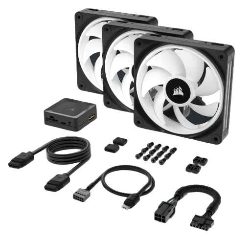 CORSAIR iCUE LINK QX120 RGB 120mm PWM Fans Starter Kit