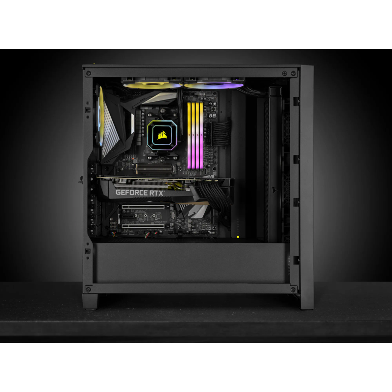 Corsair VENGEANCE® RGB RS 64GB (2 x 32GB) DDR4 DRAM 3600MHz Memory Kit - Black