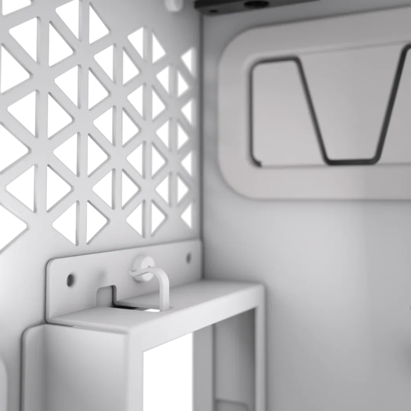 iCUE LINK 6500X RGB Mid-Tower Dual Chamber PC Case - White
