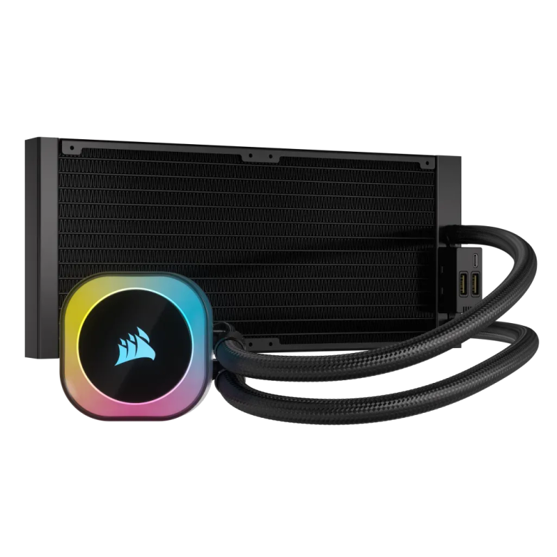CORSAIR iCUE H115i RGB Liquid CPU Cooler - 280mm Radiator with QX140 RGB Fans
