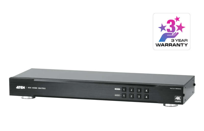 ATEN 4x4 4K HDMI Matrix Switch