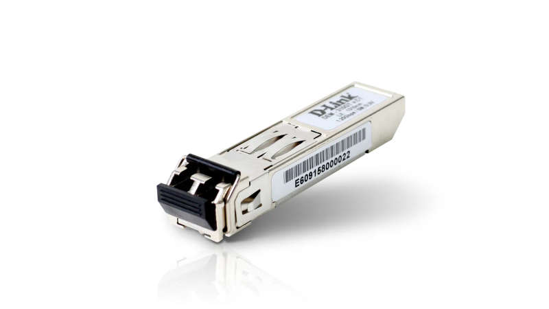 D-Link 1-Port Mini GBIC Fiber Transceiver Single Mode
