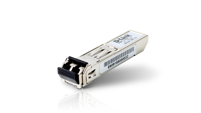 D-Link 1-Port Mini GBIC Fiber Transceiver Single Mode