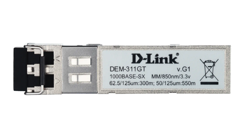 D-Link 1 Port GBIC SX Multi-Mode Fiber Module